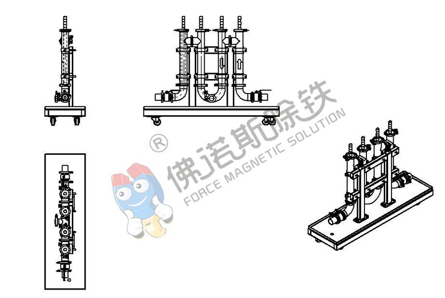 magnetic ferrous trap